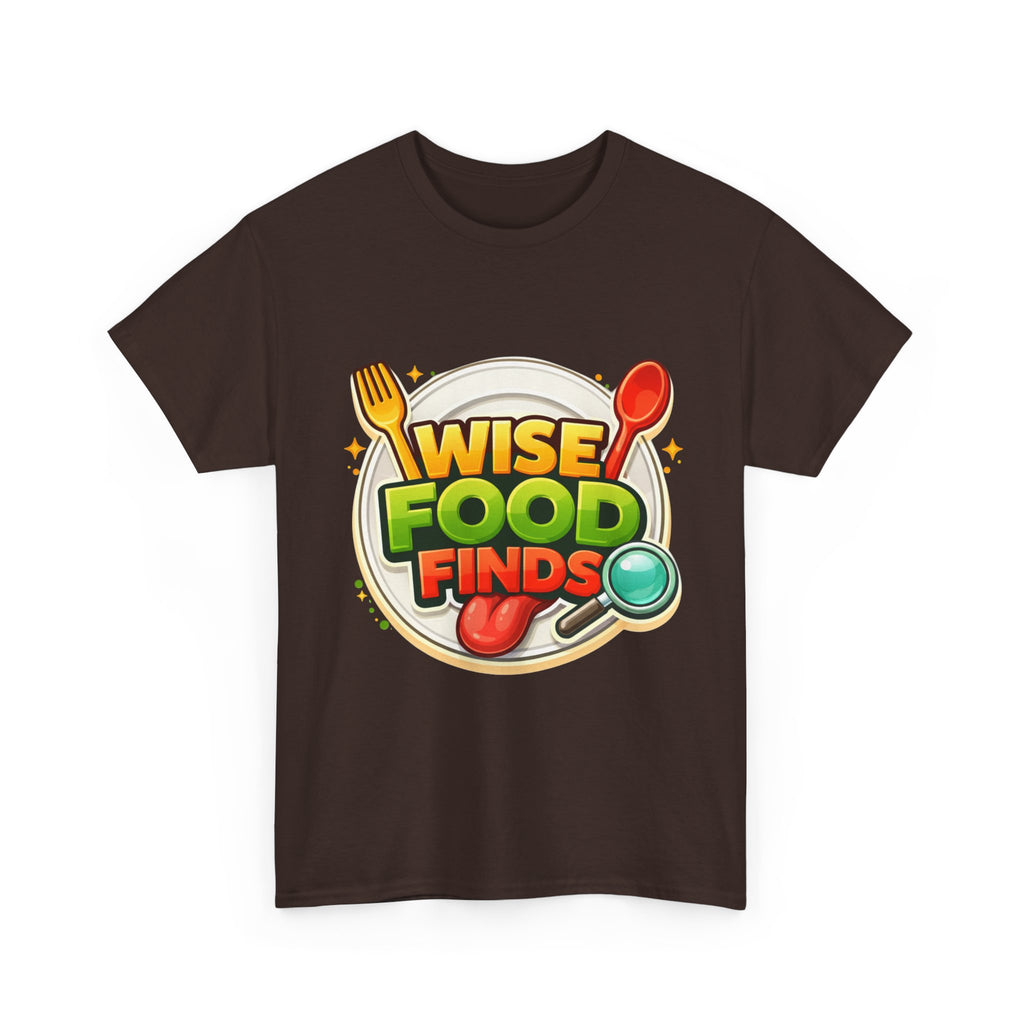 Wise Food Finds T-Shirt — Fun Food Lover Tee