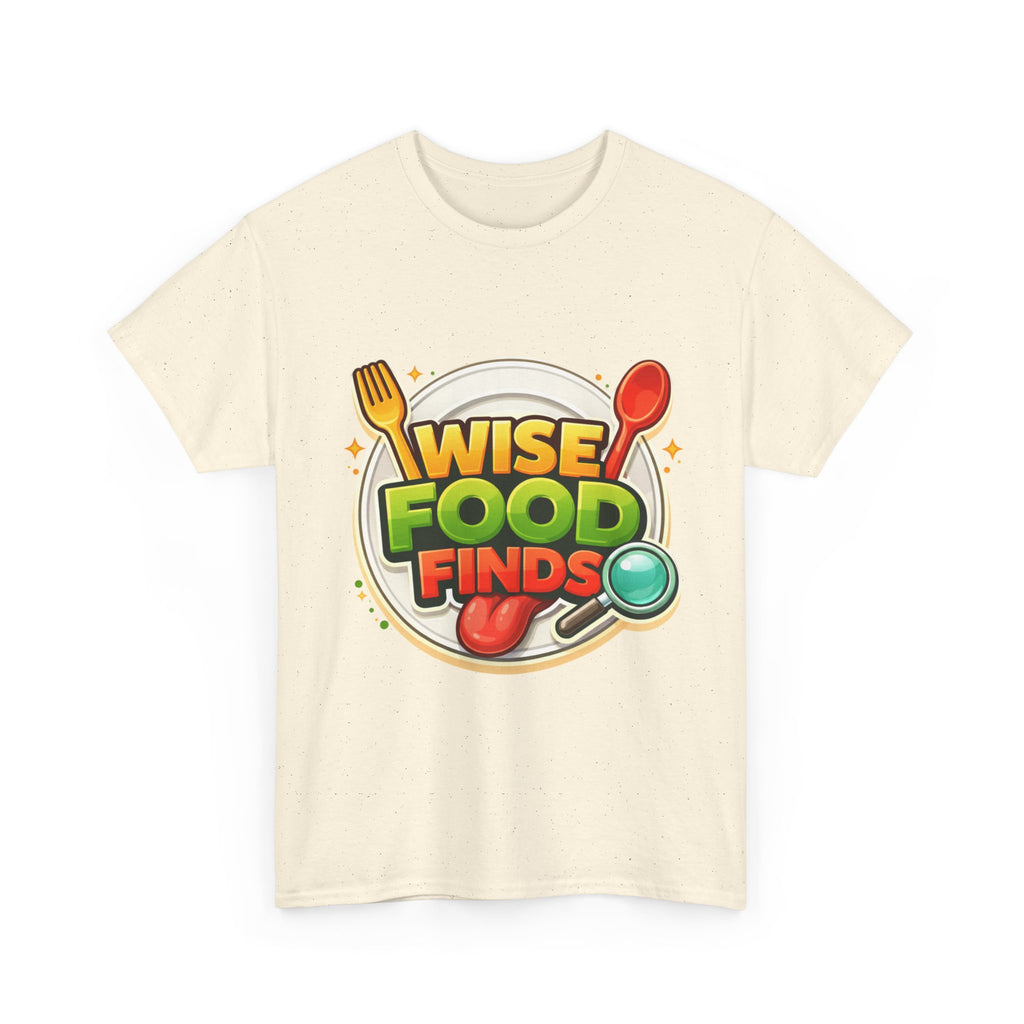 Wise Food Finds T-Shirt — Fun Food Lover Tee