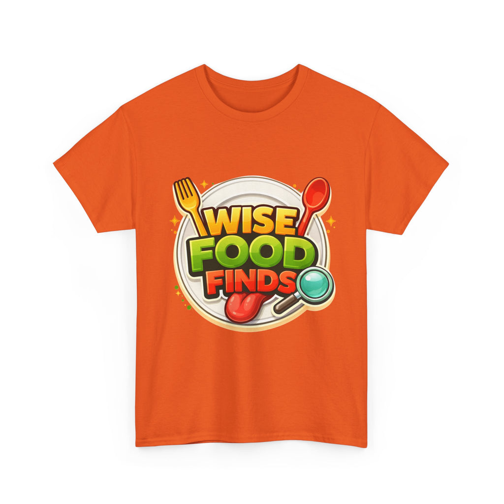 Wise Food Finds T-Shirt — Fun Food Lover Tee