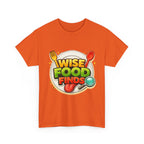 Wise Food Finds T-Shirt — Fun Food Lover Tee