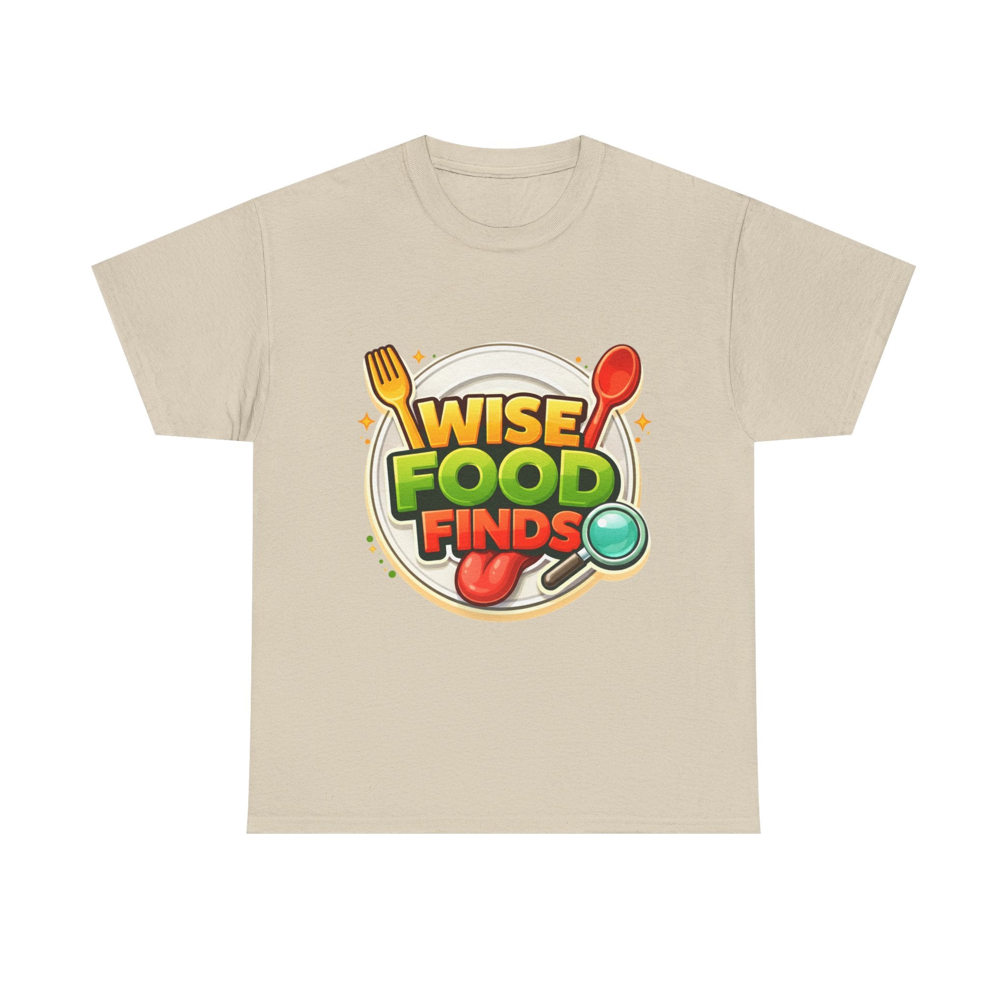 Wise Food Finds T-Shirt — Fun Food Lover Tee