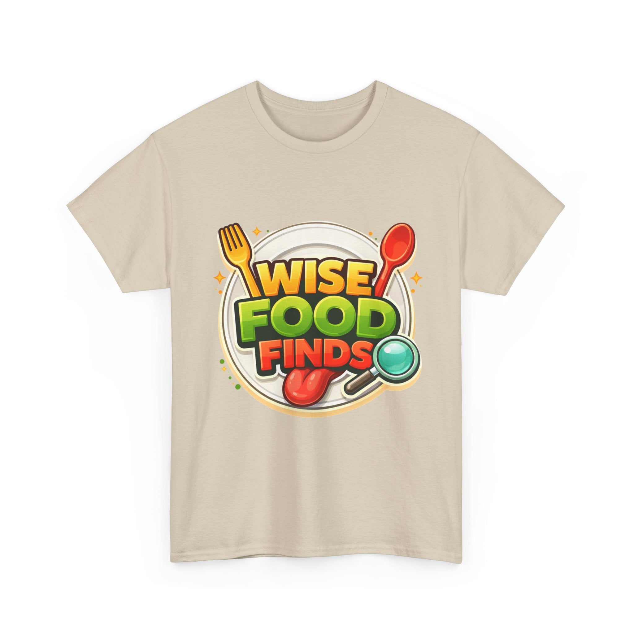 Wise Food Finds T-Shirt — Fun Food Lover Tee