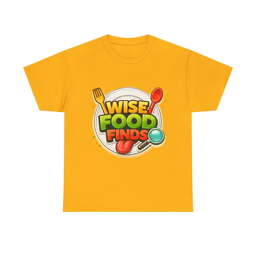 Wise Food Finds T-Shirt — Fun Food Lover Tee