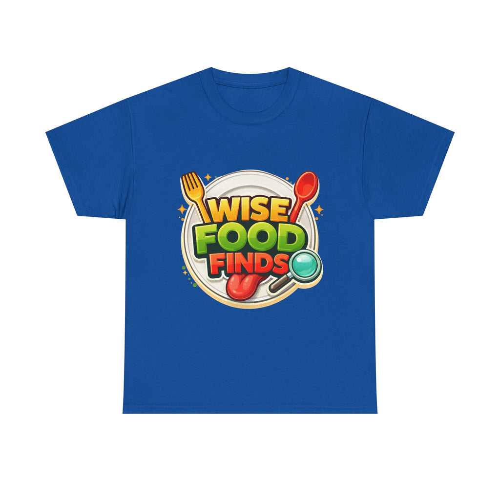 Wise Food Finds T-Shirt — Fun Food Lover Tee