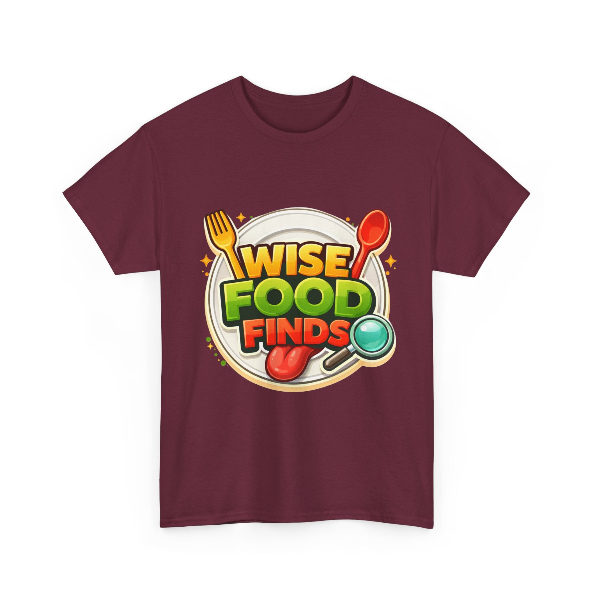 Wise Food Finds T-Shirt — Fun Food Lover Tee