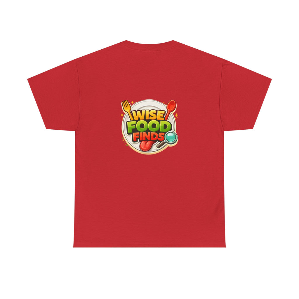 Wise Food Finds T-Shirt — Fun Food Lover Tee