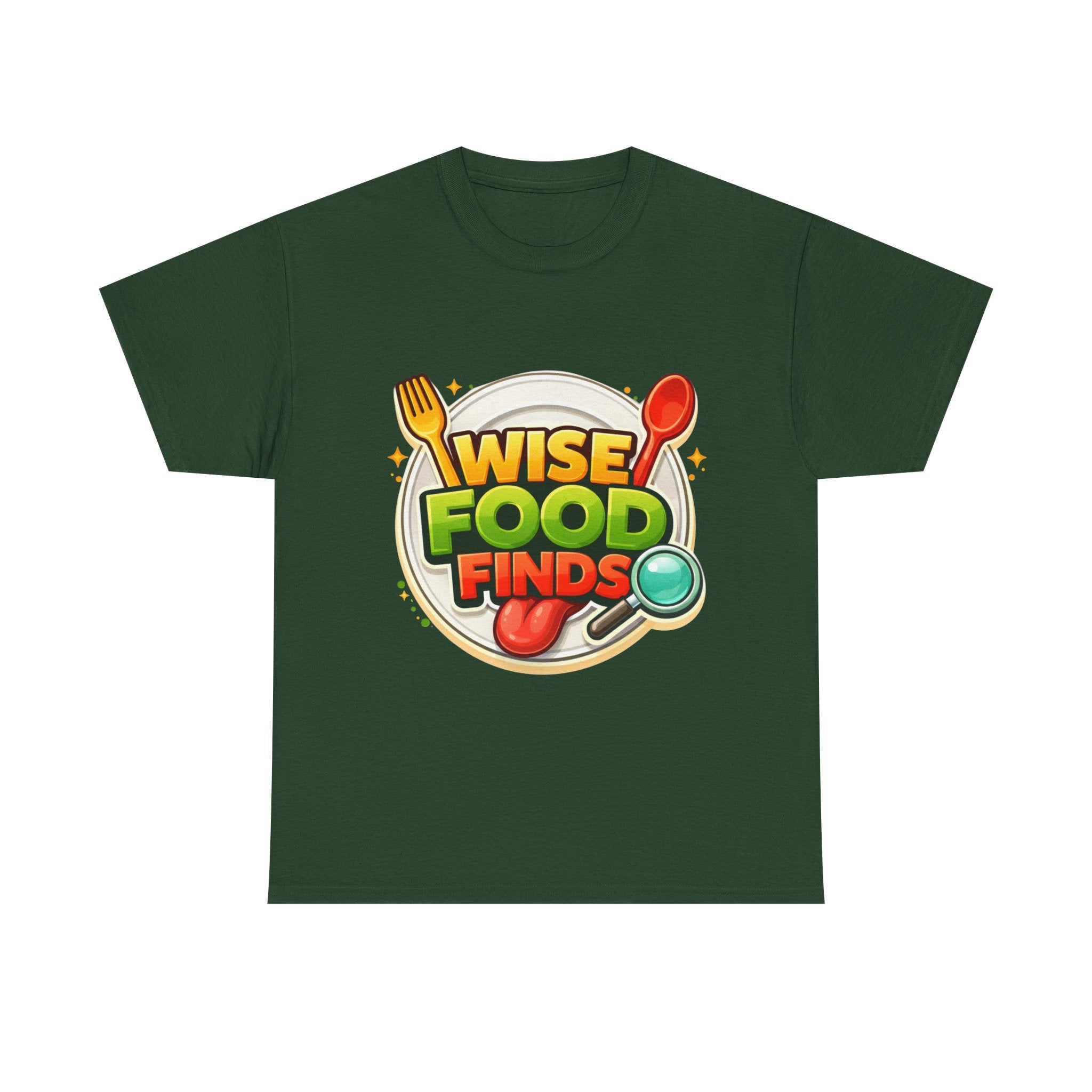 Wise Food Finds T-Shirt — Fun Food Lover Tee