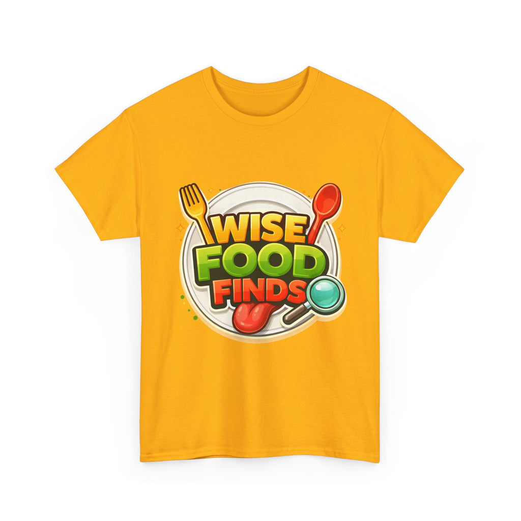 Wise Food Finds T-Shirt — Fun Food Lover Tee
