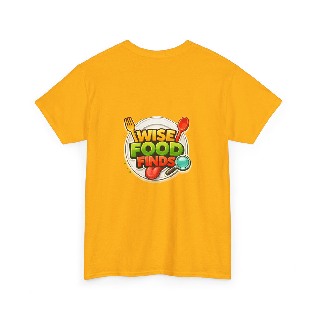 Wise Food Finds T-Shirt — Fun Food Lover Tee
