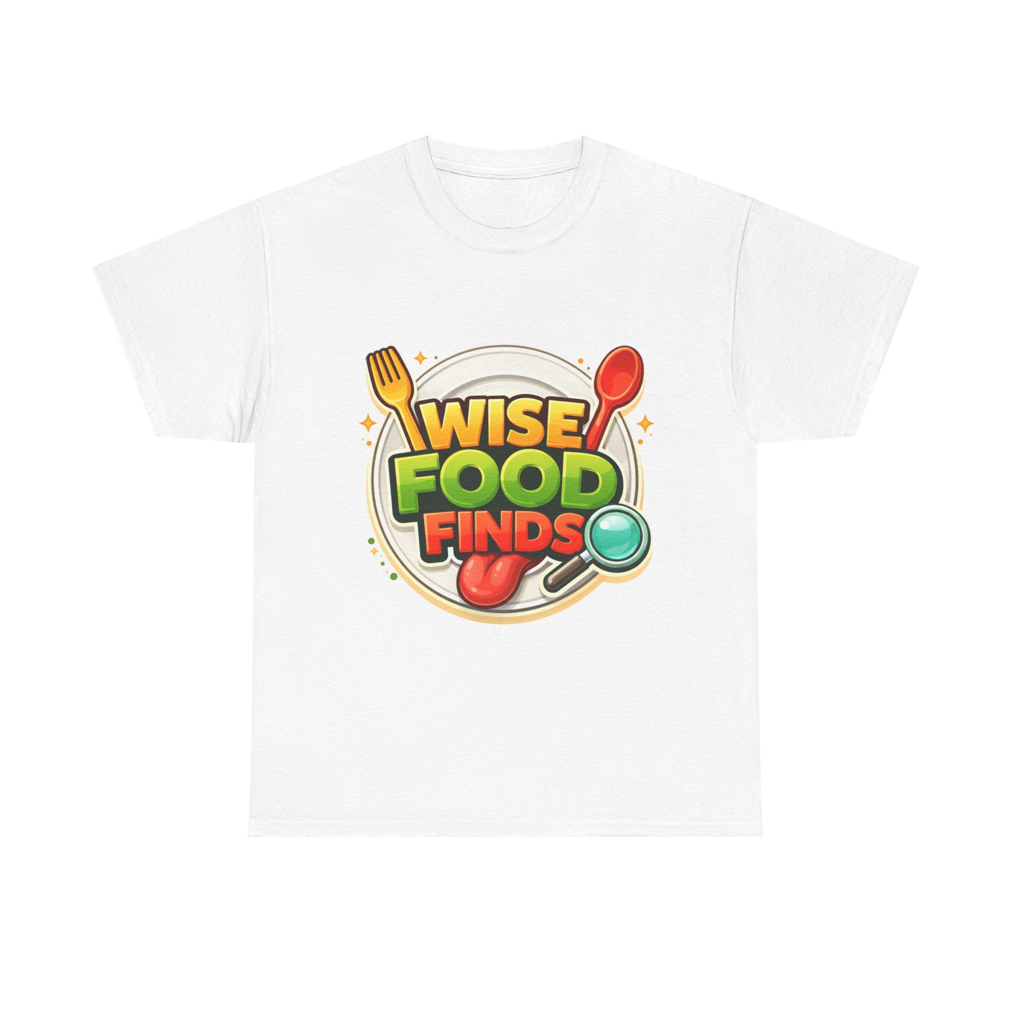 Wise Food Finds T-Shirt — Fun Food Lover Tee