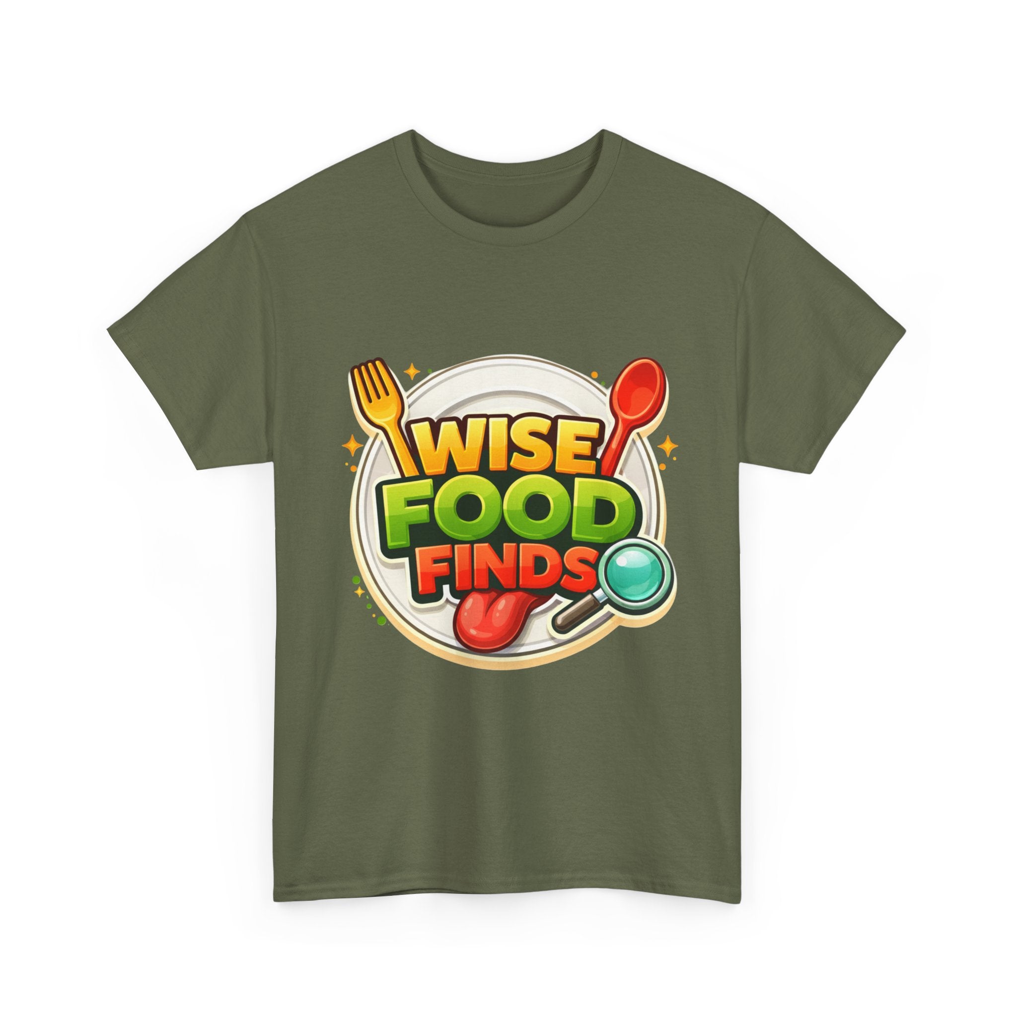 Wise Food Finds T-Shirt — Fun Food Lover Tee
