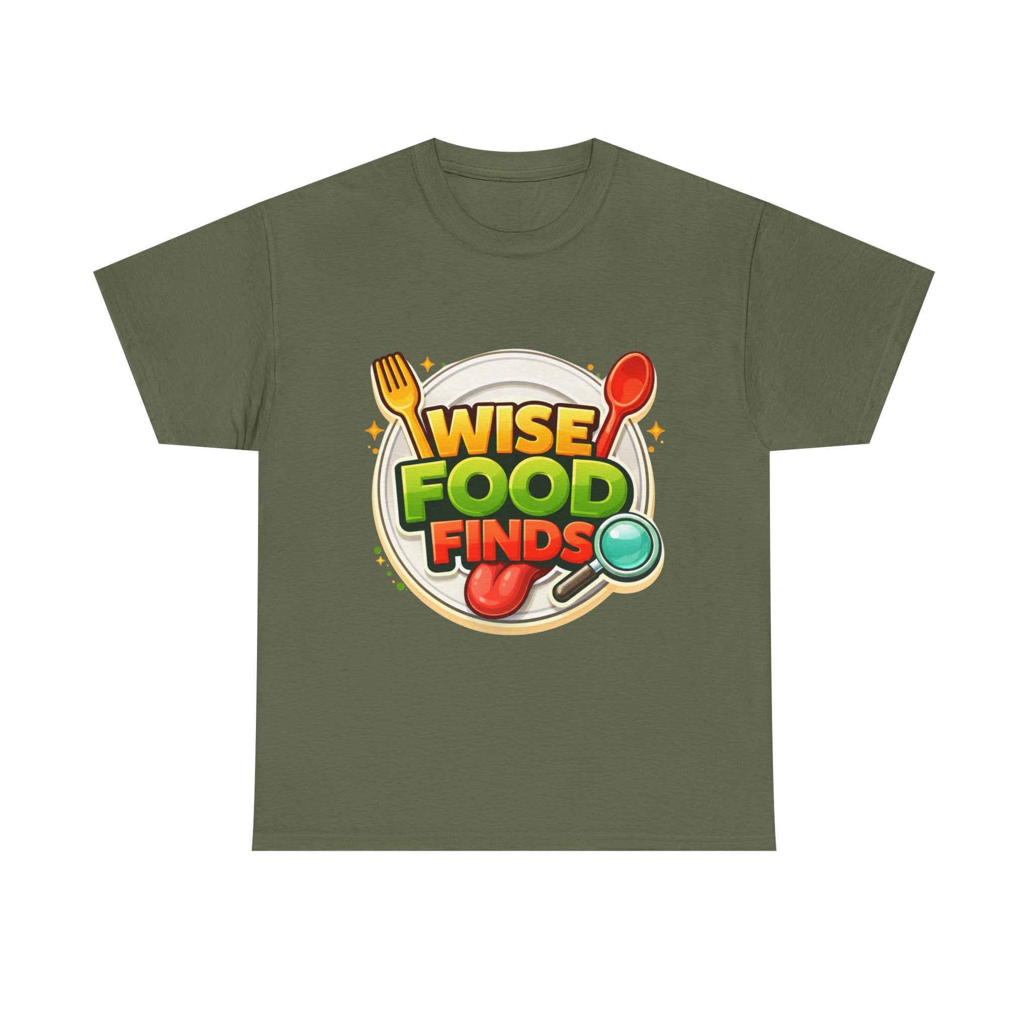 Wise Food Finds T-Shirt — Fun Food Lover Tee