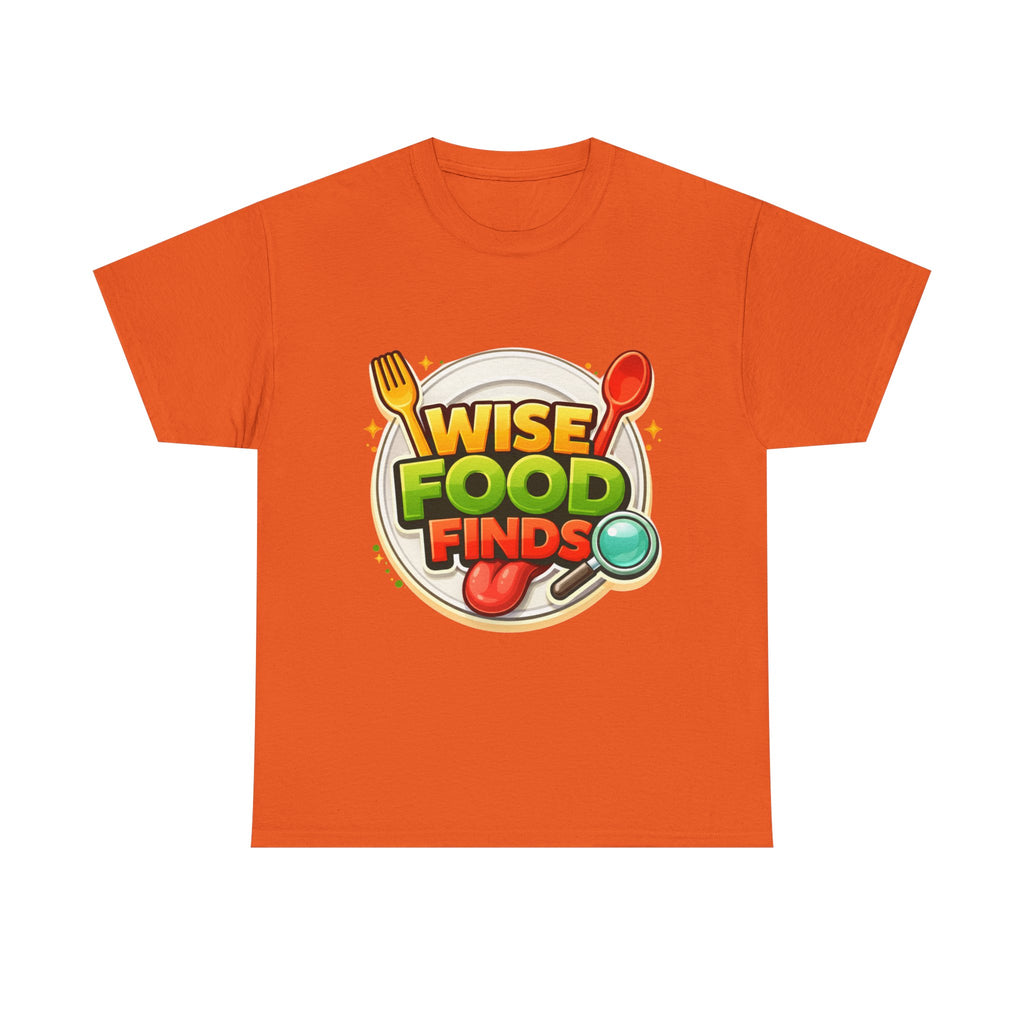 Wise Food Finds T-Shirt — Fun Food Lover Tee