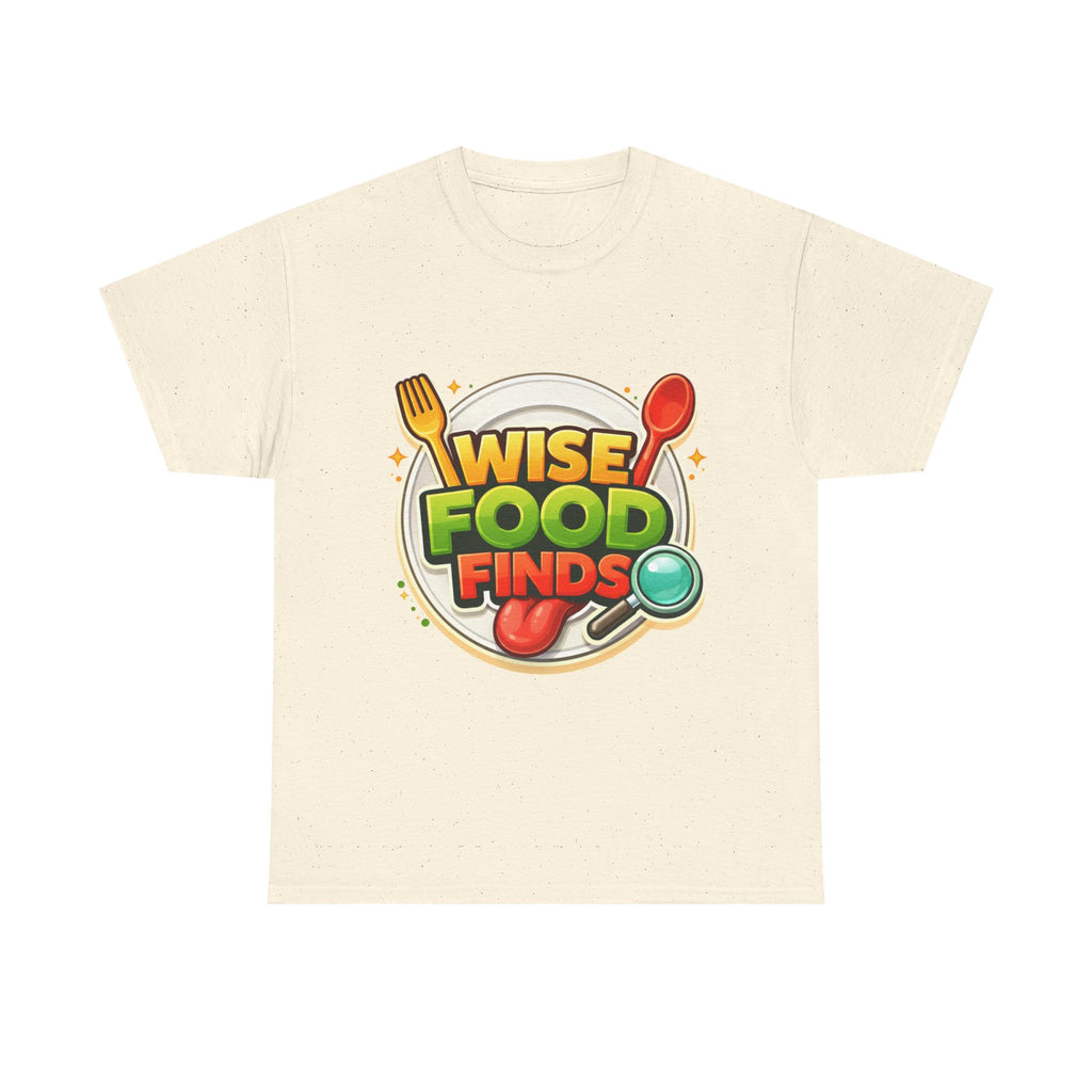 Wise Food Finds T-Shirt — Fun Food Lover Tee
