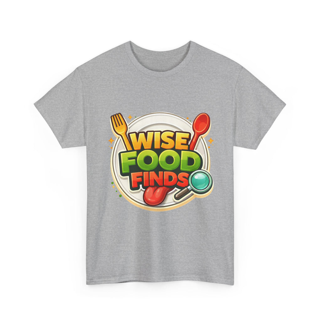 Wise Food Finds T-Shirt — Fun Food Lover Tee