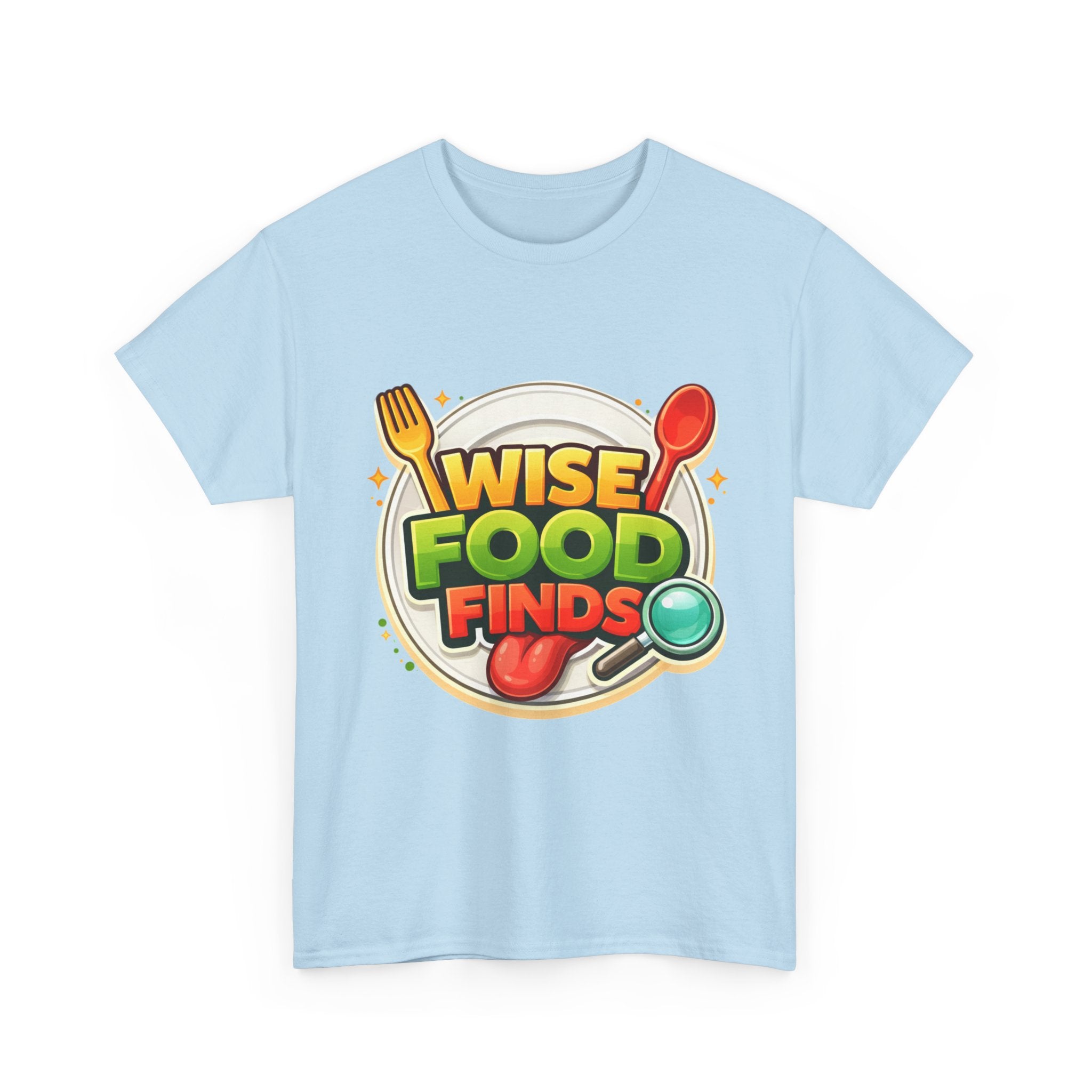Wise Food Finds T-Shirt — Fun Food Lover Tee