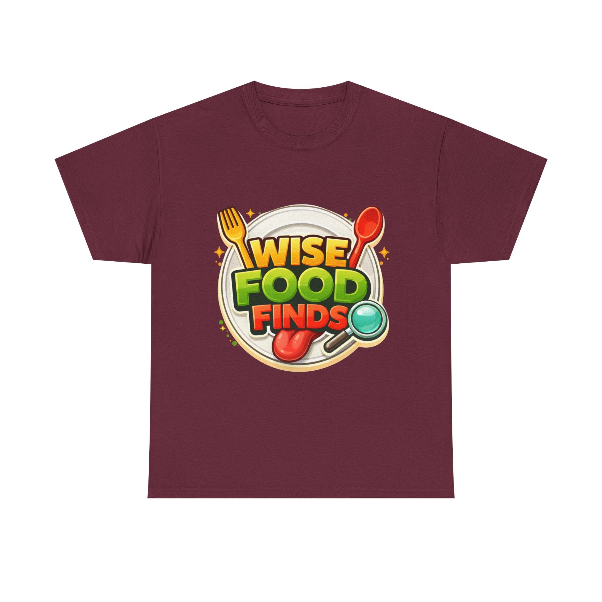 Wise Food Finds T-Shirt — Fun Food Lover Tee