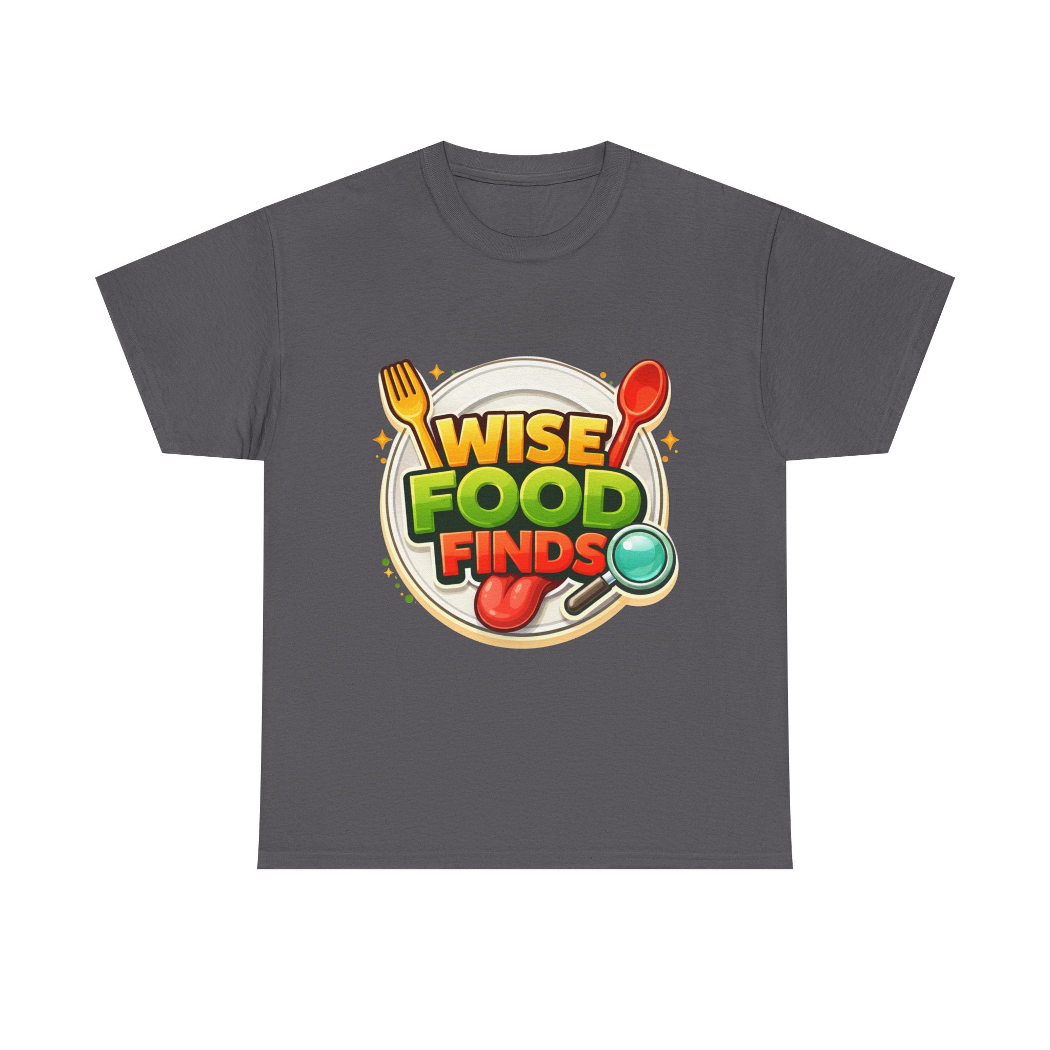 Wise Food Finds T-Shirt — Fun Food Lover Tee