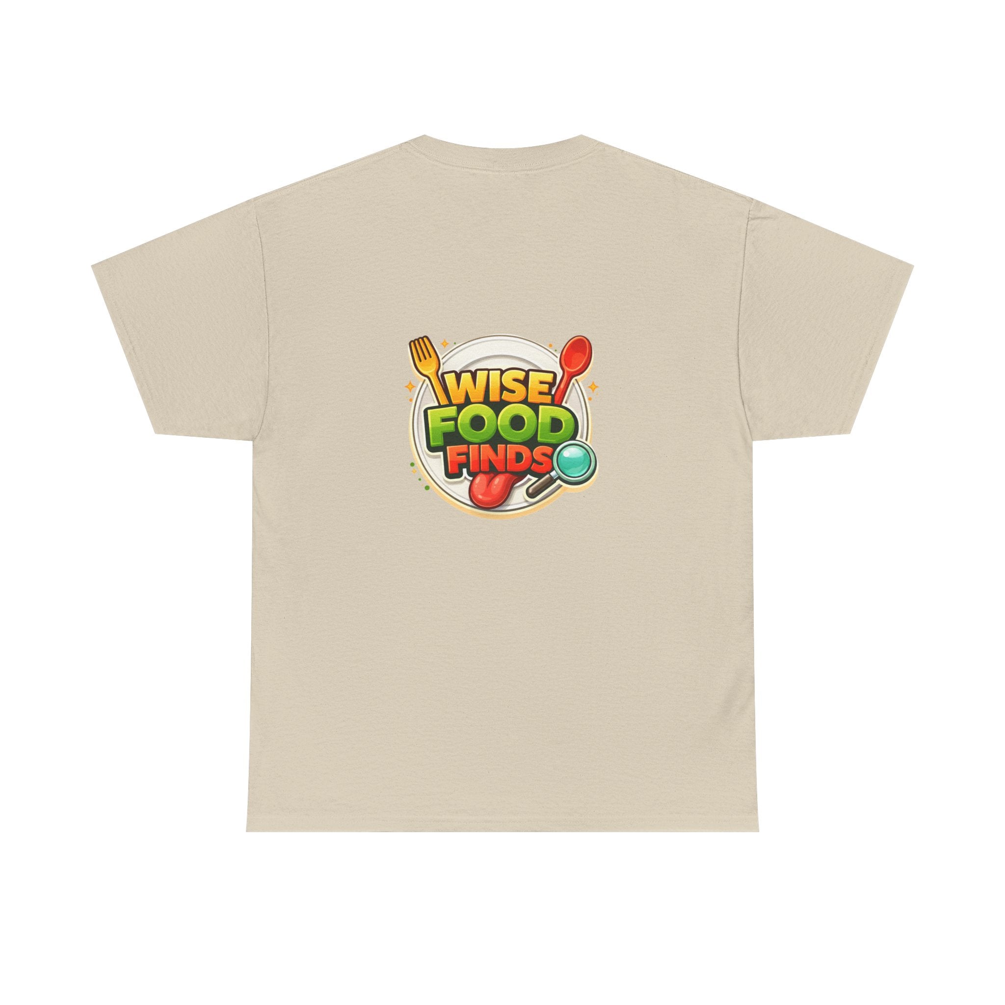 Wise Food Finds T-Shirt — Fun Food Lover Tee