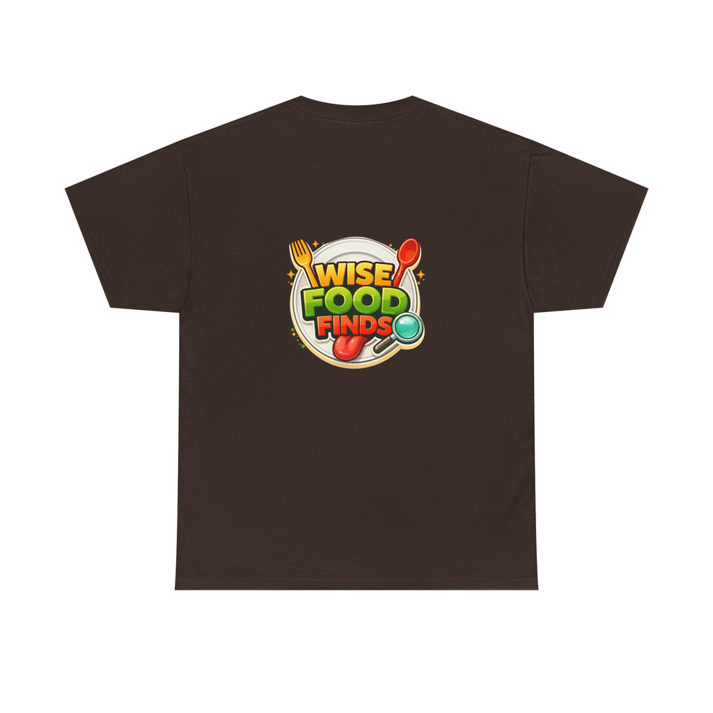 Wise Food Finds T-Shirt — Fun Food Lover Tee