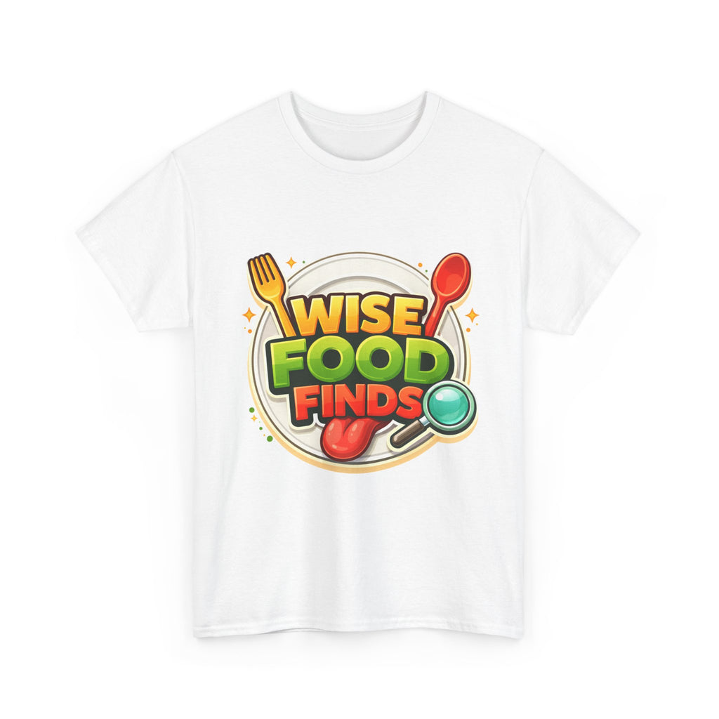 Wise Food Finds T-Shirt — Fun Food Lover Tee