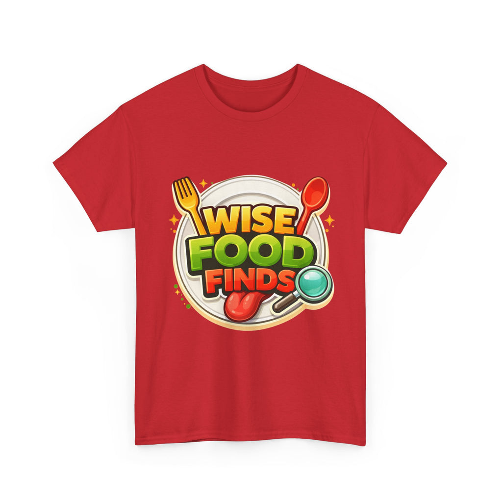 Wise Food Finds T-Shirt — Fun Food Lover Tee