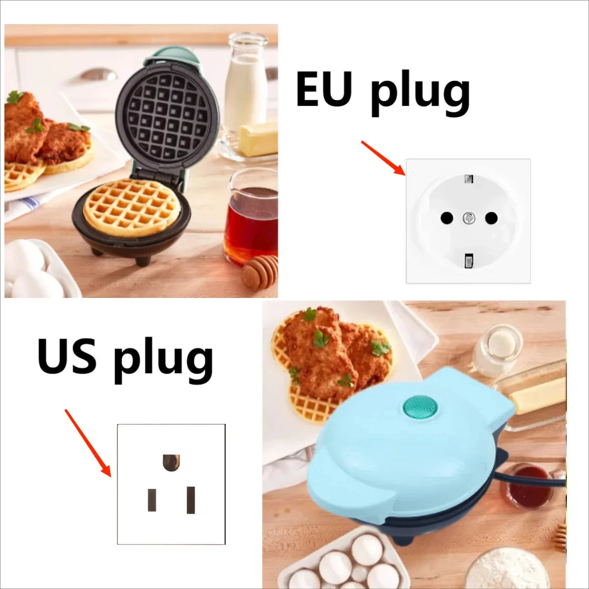 QuickBake Sandwich & Waffle Maker