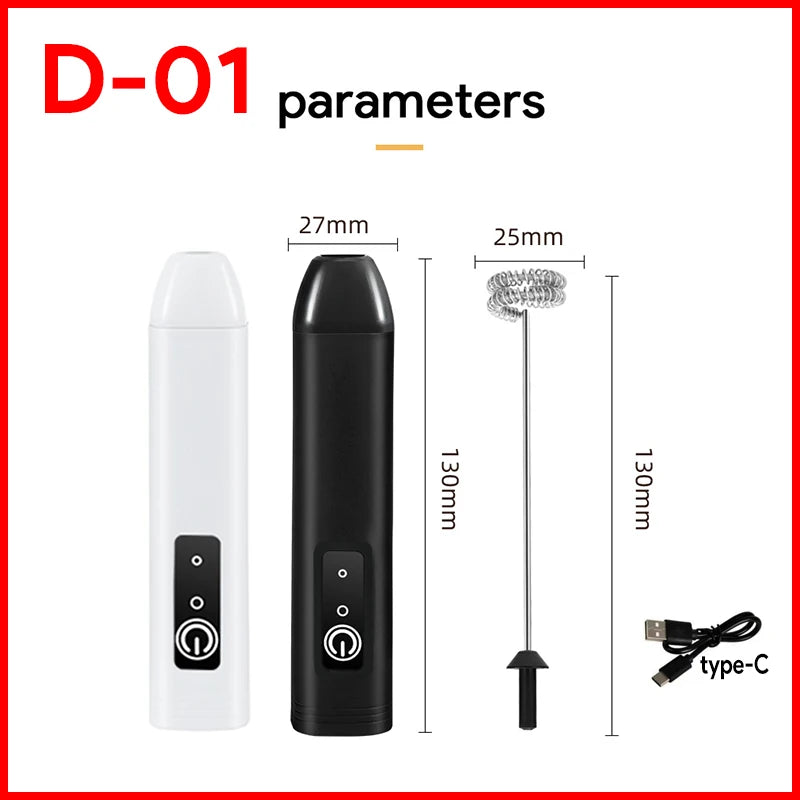 3-Speed Electric Milk Frother