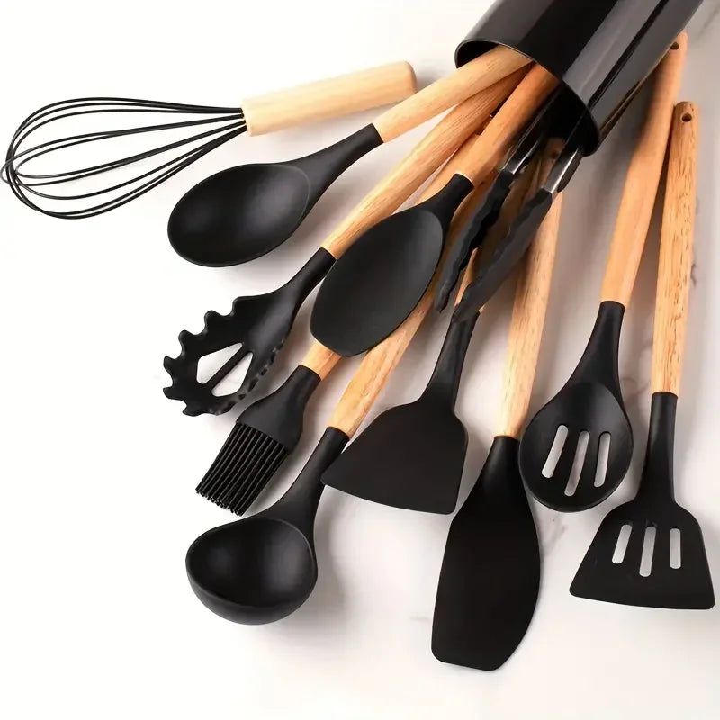 12-Piece Silicone Kitchen Utensil Set