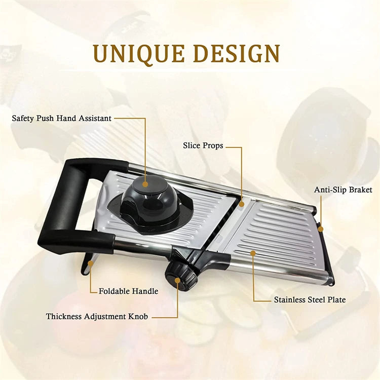 LMETJMA Adjustable Mandoline Slicer