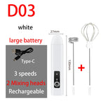 3-Speed Electric Milk Frother