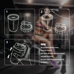 3-Layer Protein Shaker Bottle