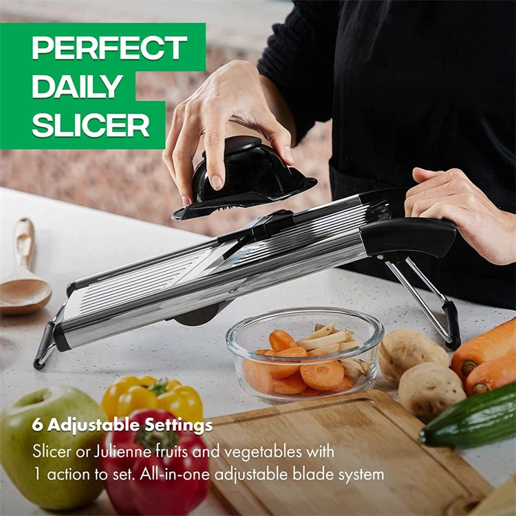 LMETJMA Adjustable Mandoline Slicer