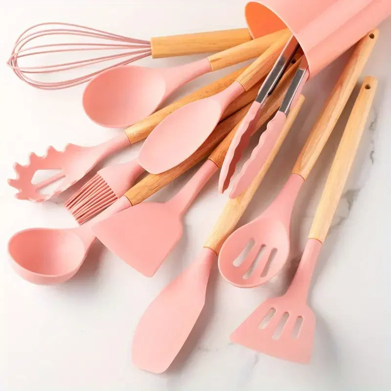 12-Piece Silicone Kitchen Utensil Set