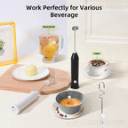 3-Speed Electric Milk Frother