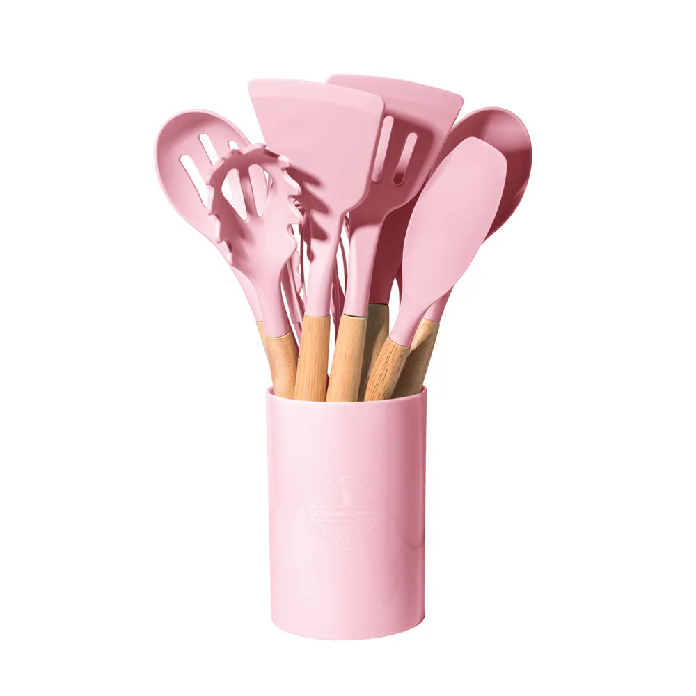 12-Piece Silicone Kitchen Utensil Set