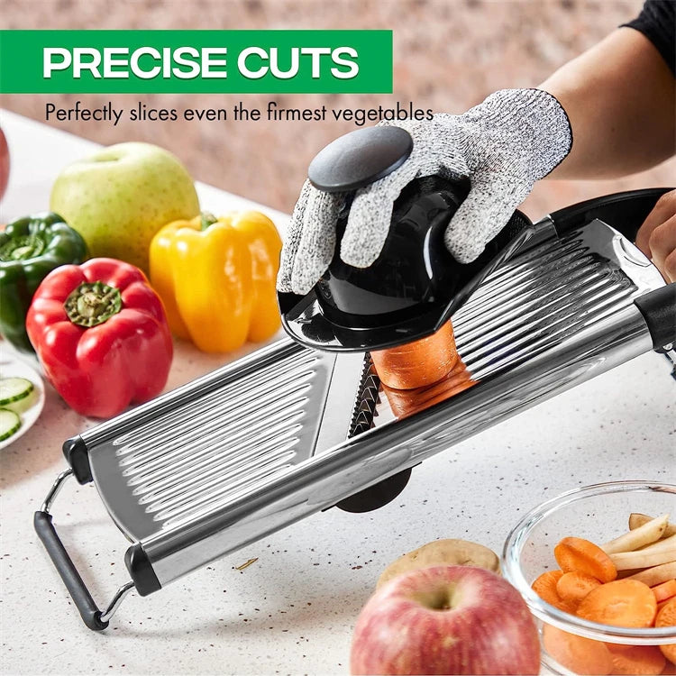 LMETJMA Adjustable Mandoline Slicer
