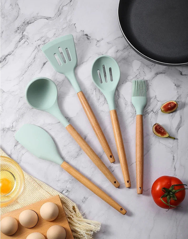 12-Piece Silicone Kitchen Utensil Set