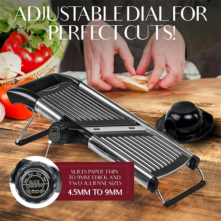 LMETJMA Adjustable Mandoline Slicer